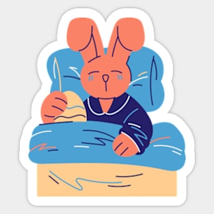 most likely to take a nap Sticker Sticker